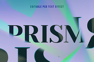 Prism Text Effect, a Layer Style Add-On by wavebreak