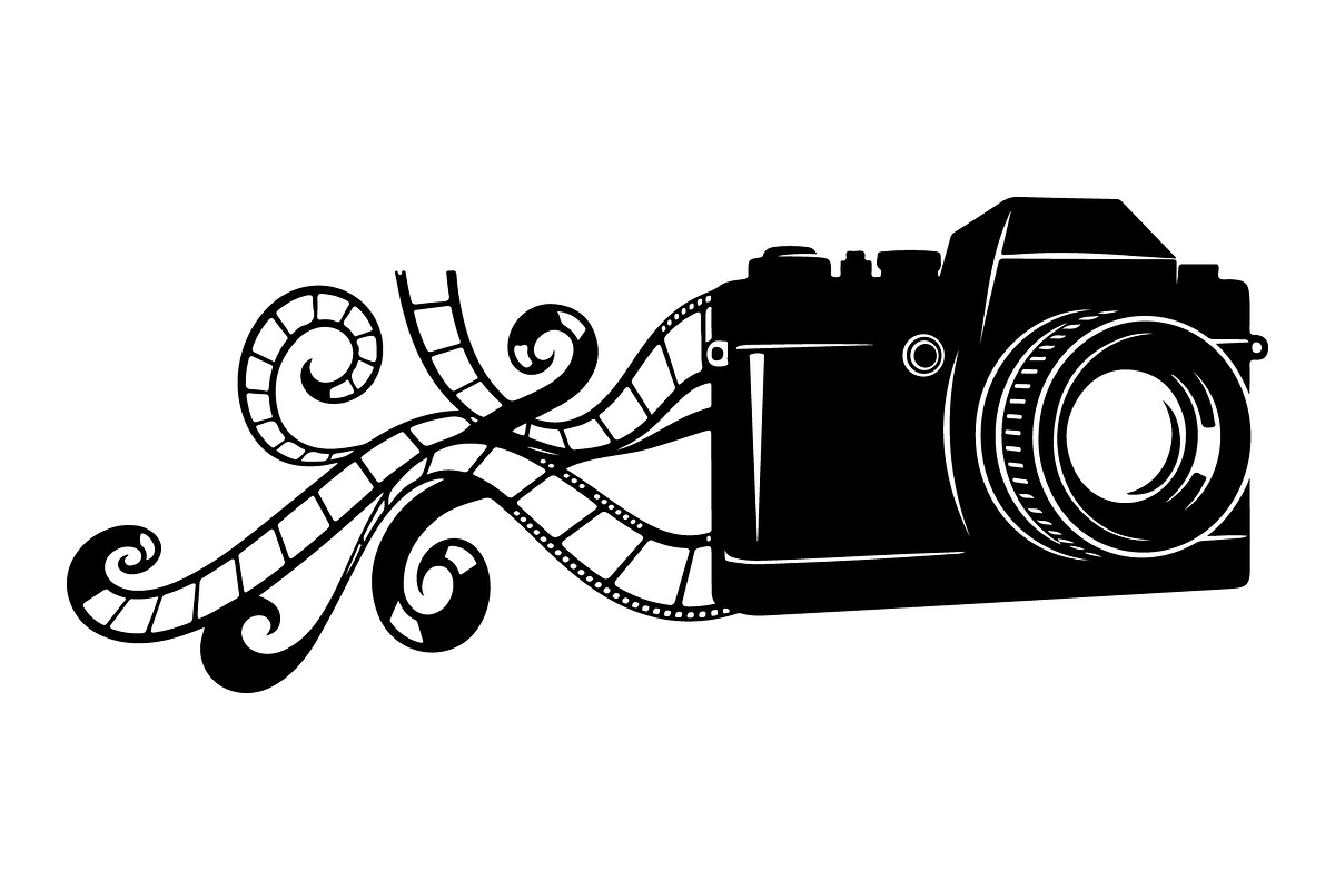 Vintage Camera Film Silhouette, an Object Illustration by yasushie (Photo 28 of 31)