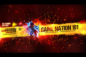 Epic Youtube Channel Art Banners