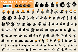 303 Modern Flora Shapes And Patterns