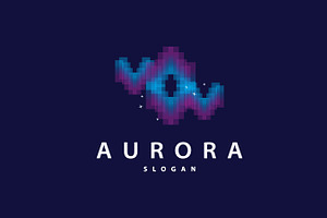 Aurora Light Wave Sky View Logo, a Branding & Logo Template by Maylianaw28