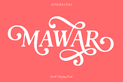 Mawar - Alternate Slant Serif, a Serif Font by Luna Shop (Thumbnail 1 of 9)