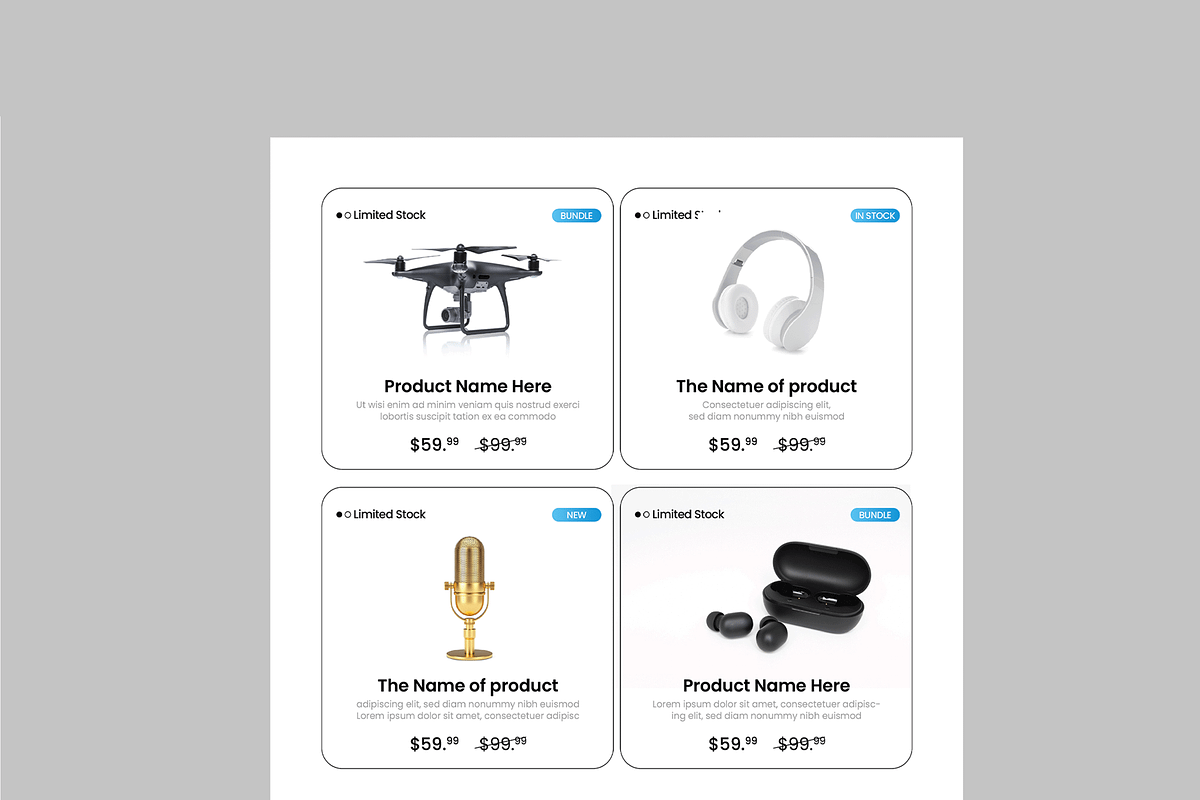 Modern Ecommerce Product Catalog, a Flyer Template by MightyDesign (Photo 4 of 8)