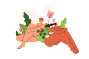 Body positive women in nature set, a Person Illustration by Good Studio (Thumbnail 3 of 9)