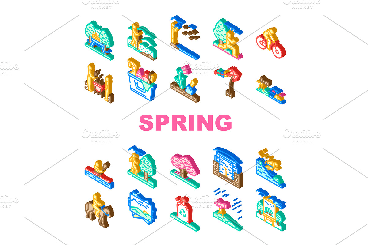 spring spend time blossom picnic, an Animal Illustration by pikepicture