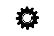 Gear & Cogwheel Silhouette Vector Bu, an Illustration by jahid234 (Thumbnail 47 of 51)