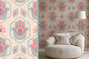 Indian vector patterns, a Pattern Graphic by Carpet Tapete Pretzel (Thumbnail 5 of 25)