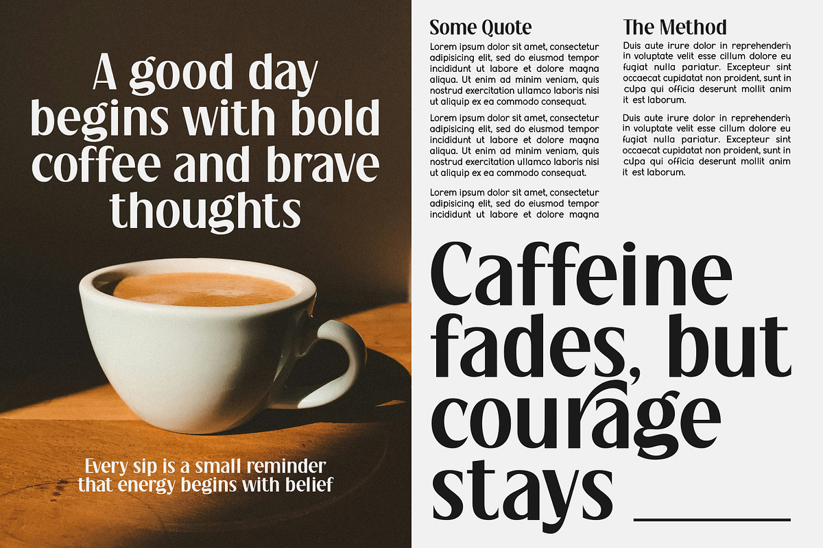 Mayrean - Modern Stylish Sans, a Sans Serif Font by Variatype (Photo 2 of 7)