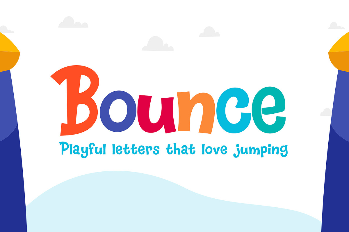 Bounce Font, a Script Font by OWPictures (Photo 1 of 9)