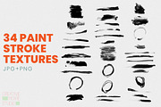 Handmade Paint Stroke Textures, a Texture Graphic by Creative Moxie Studio (Thumbnail 1 of 6)