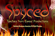 Spyced, a Font by Essqué Productions (Thumbnail 1 of 5)