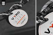 Round Paracord Carabiner Tag Mockup, an Advertising Mockup by SD Mockup (Thumbnail 3 of 4)