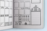 Undated monthly calendar template, a Stationery Template by Kate Snitser (Thumbnail 4 of 4)