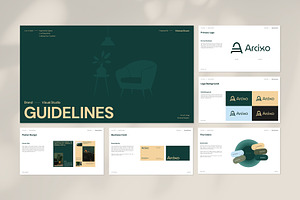 Interior Brand Guidelines Template, a Presentation Template by graphypix