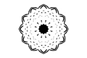 Ornamental Black White Mandala Pack, a Decorative Illustration by NJ Himel (Thumbnail 2 of 103)