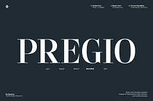 GC Pregio - Clean Serif Typeface