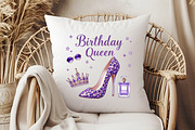 Glitter Birthday Queen Png Birthday, an Illustration by Libby Wishes (Thumbnail 4 of 5)