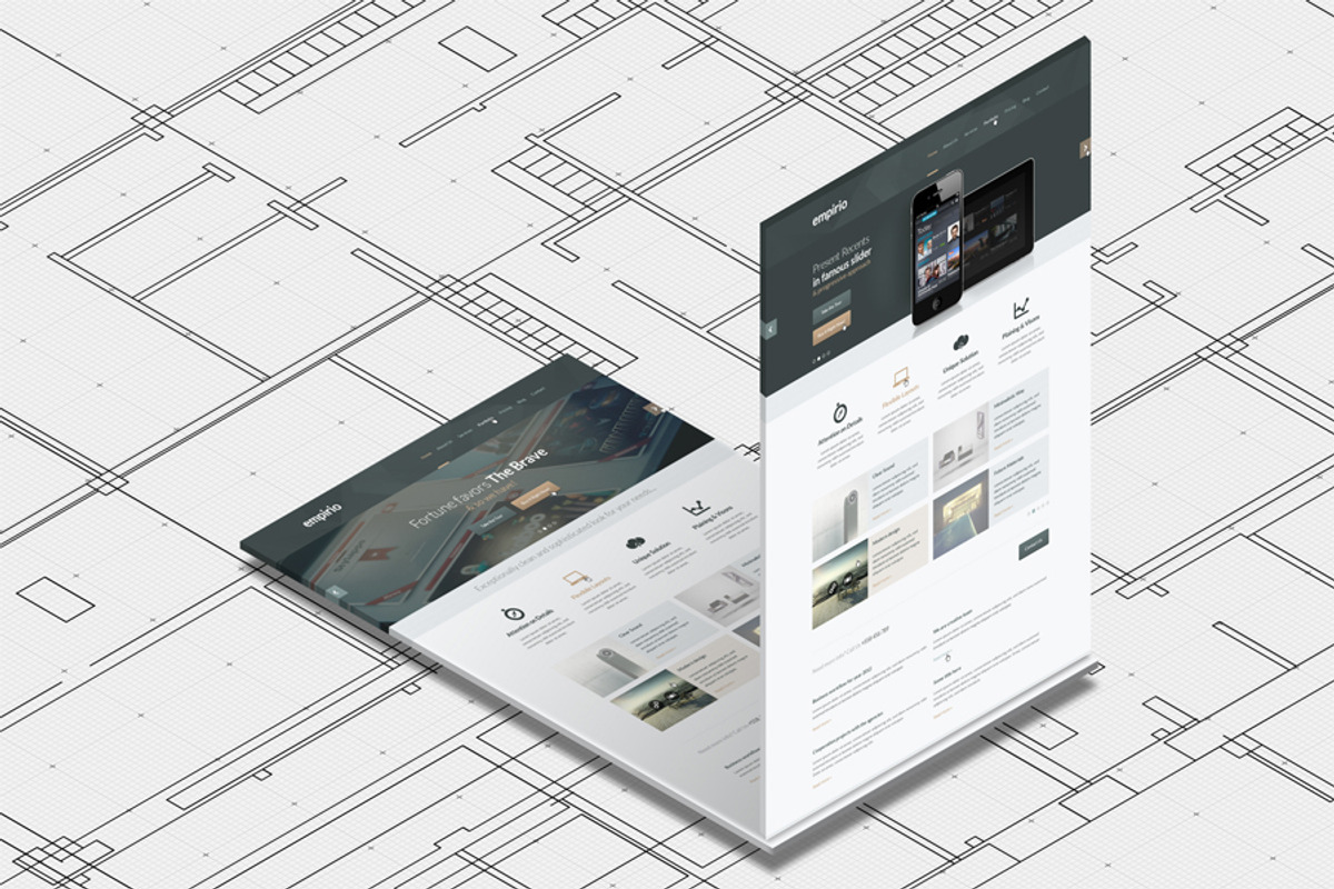 Isometric A4 Paper Mockup, a Print Template by RgraphicsDesign (Photo 4 of 6)