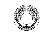 Tree of Life Circle Frame Bundle, an Illustration by Gaye Art (Thumbnail 4 of 51)