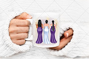 Bridesmaids Plus Size Art, a Person Illustration by DekoArt (Thumbnail 4 of 4)