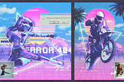 Vaporwave Retro PS Action, an Action Add-On by IndWorks Design (Thumbnail 8 of 10)