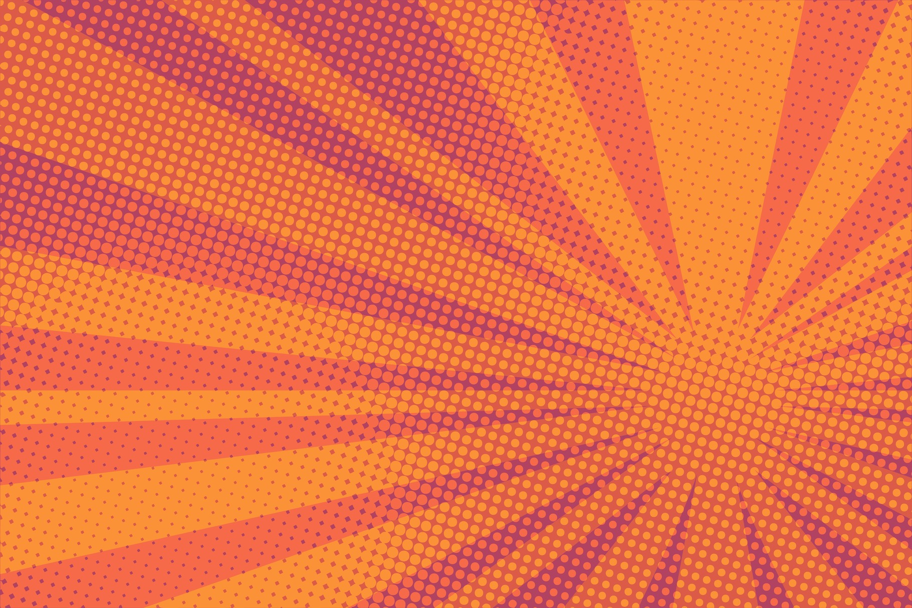 red pop art rays sunrise, a Texture Graphic by studiostoks