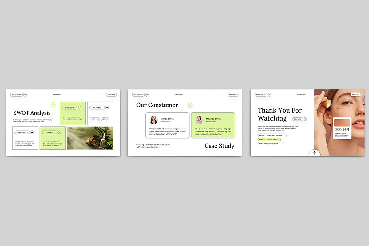 Natural Beauty Presentation Template, a Presentation Template by TypeMakers (Photo 5 of 5)