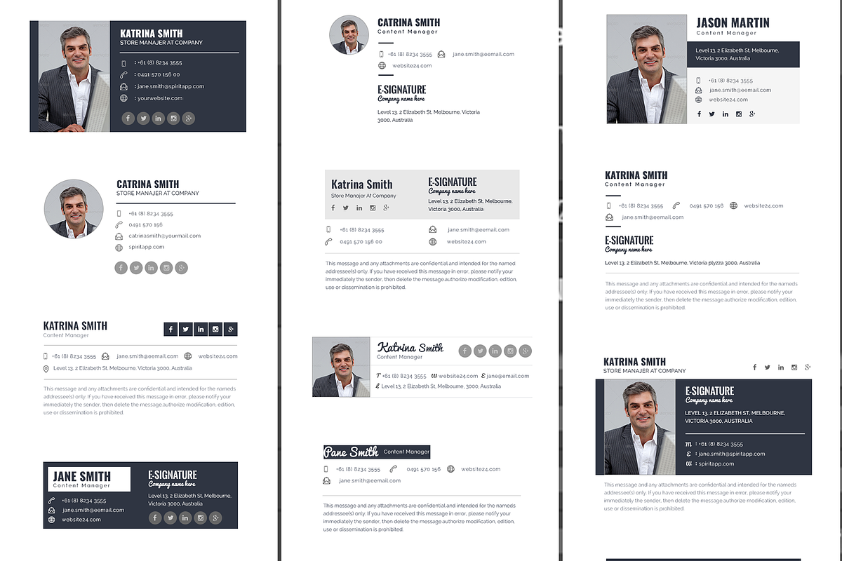 R35 HTML Responsive E-Signature, an Email Template by QuickArtisan (Photo 2 of 27)