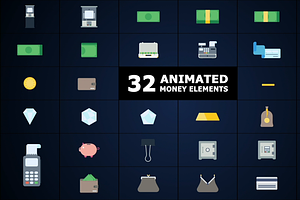 Money Elements for Premiere Pro, a Branding & Logo Template by FlashFXbox