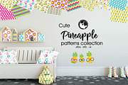 PINEAPPLE Pattern collection, a Pattern Graphic by PrettyPatterns (Thumbnail 1 of 5)