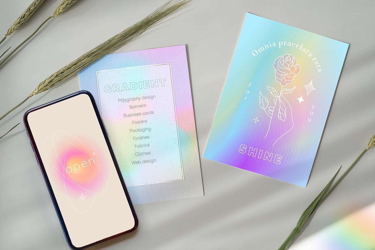 30 gradient backgrounds, 27 blurs, a Texture Graphic by Olesia_ig (Photo 5 of 20)