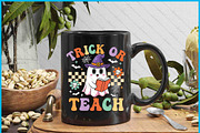 Trick Or Teach Groovy Teacher SVG, an Object Graphic by Creativeusart (Thumbnail 3 of 4)