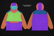 Realistic Anorak Jacket Mockup, an Apparel Mockup by Uncentrifuged Pressure (Thumbnail 5 of 10)