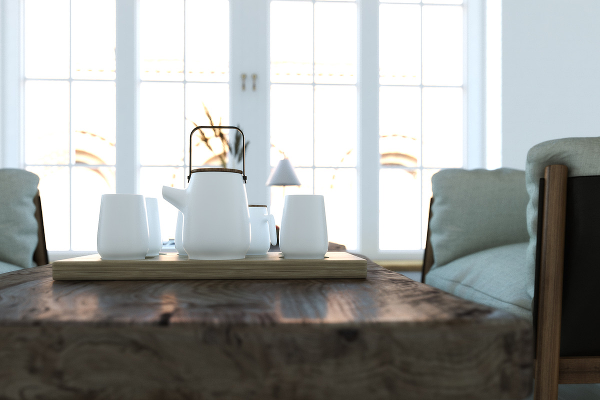 Yak armchairs set, a Furniture 3D Model by inDahouze (Photo 4 of 10)