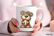 Whimsical Easter Bear Clipart, an Illustration by Craft Nest (Thumbnail 8 of 9)