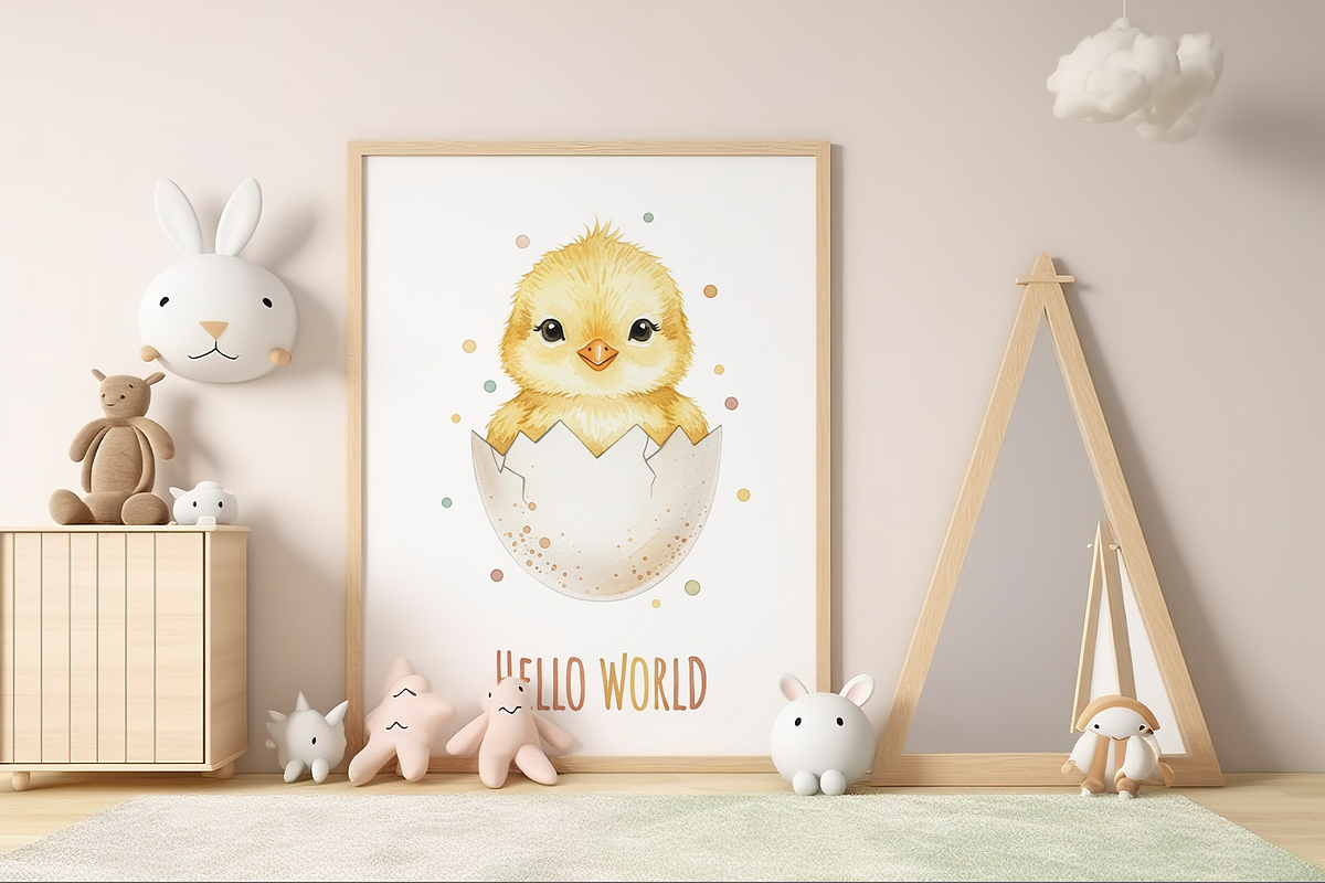 35 Boho Wall Art Prints for Nursery, an Animal Illustration by Hanan ElGendy Designs (Photo 3 of 6)