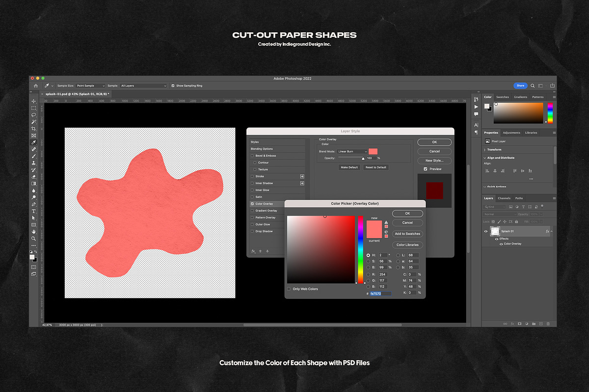 Paper Shapes, an Object Graphic by Indieground Design Inc. (Photo 3 of 10)