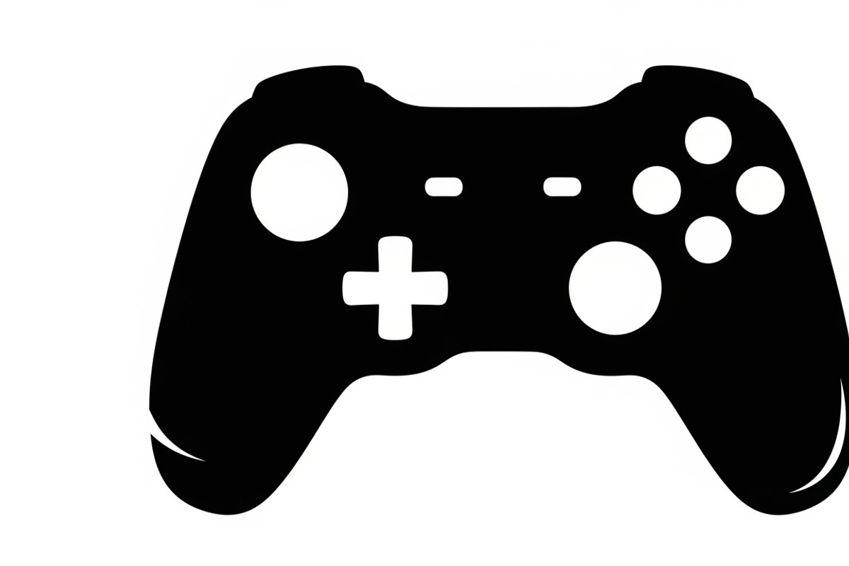 set of gaming controller silhouettes, an Illustration by Amazin_art (Photo 17 of 41)
