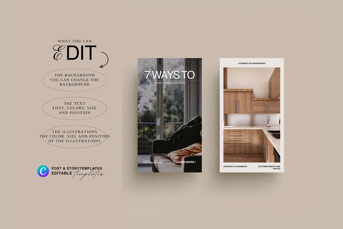 Real Estate Instagram  Templates, a Social Media Template by Prapti Design (Photo 10 of 14)