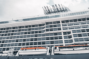 Cruise Ship Deck And Lifeboats, a Transportation Photo by SkyNext