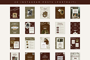 Floral Instagram Stories Posts Canva, a Social Media Template by Branding Babe Co. (Thumbnail 2 of 7)