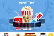 Cinema and Movie Themes, a Food Illustration by TAlex (Thumbnail 2 of 7)