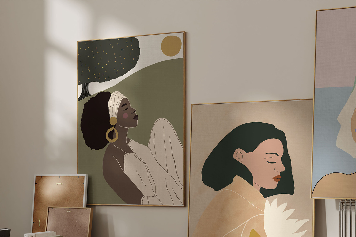 Modern Wall Art Posters Bundle, a Graphic by Ayya Studio (Photo 20 of 94)