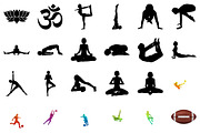 Sport poster silhouettes and objects, a Decorative Illustration by TAlex (Thumbnail 5 of 7)