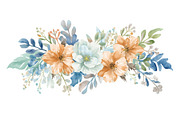 Rustic Orange Floral Set, an Illustration by Designer_Momina (Thumbnail 12 of 16)