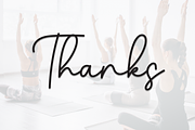 yoga | Script Font, a Handwritten Font by Scratchones (Thumbnail 9 of 9)