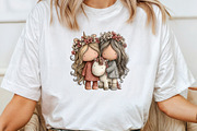 Whimsical Princess and Unicorn Clipa, an Illustration by CraftArtStudio (Thumbnail 5 of 6)