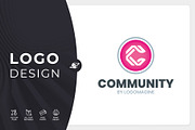 Community - Letter C Logo Template, a Branding & Logo Template by LOGOMAGINE (Thumbnail 1 of 16)