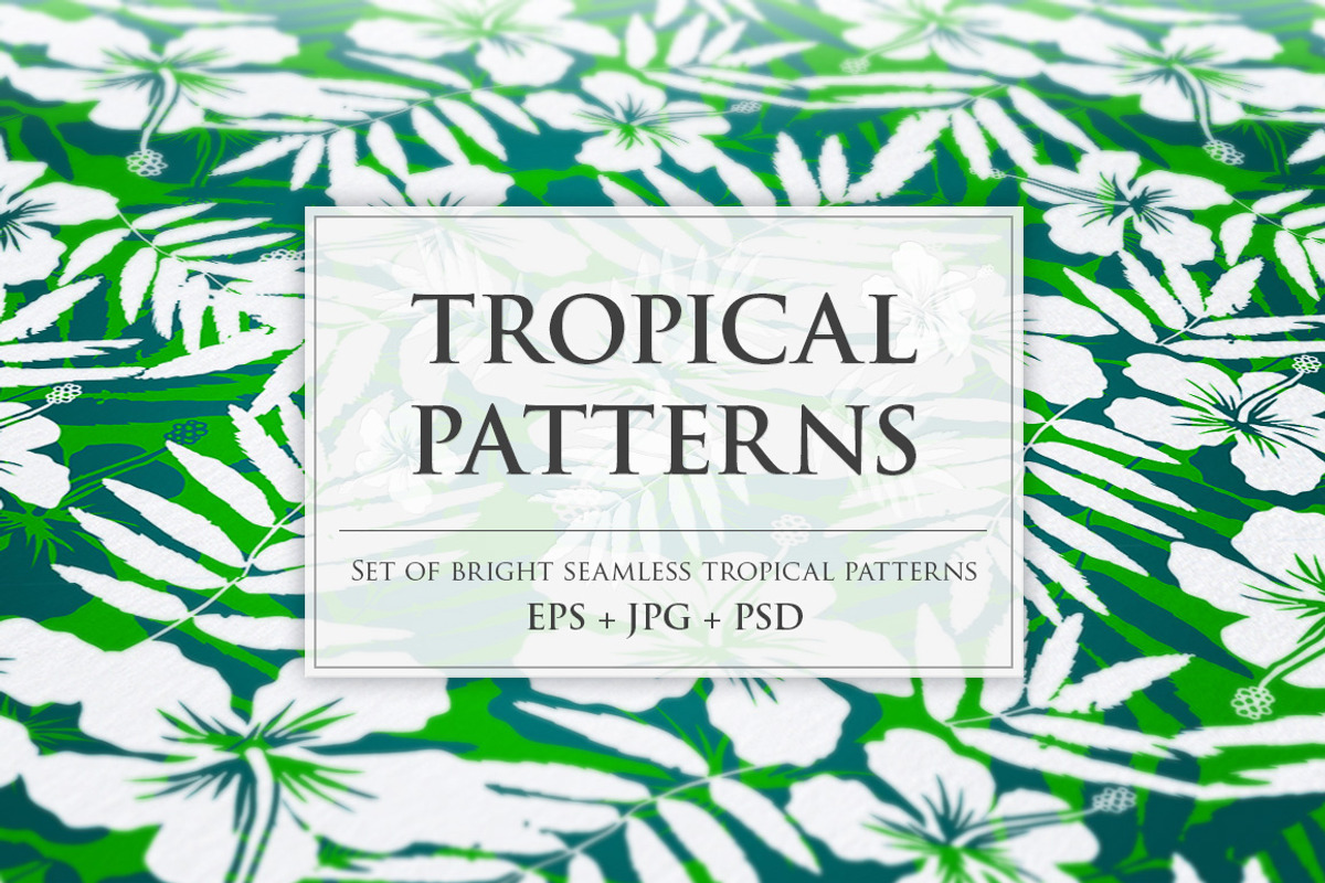 15 Tropical patterns + BONUS, a Pattern Graphic by Art of Sun (Photo 1 of 9)