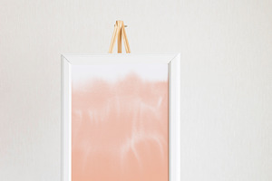 Cream Ombre Watercolor